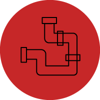 winding pipe icon